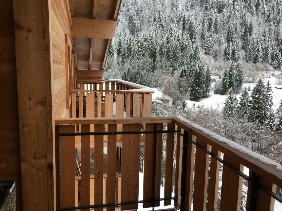 Les 4 Elements Aparthotel Châtel Exteriör bild